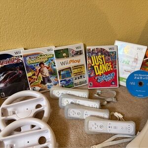 Nintendo Wii Accessories and Games.